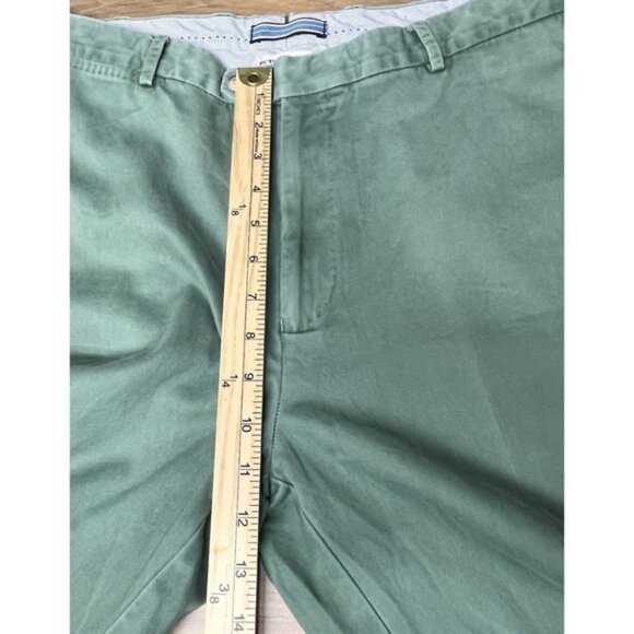 Peter Millar Mens Green Pima Cotton Flat Front Chino Pants*Size 34*EUC - Picture 11 of 13